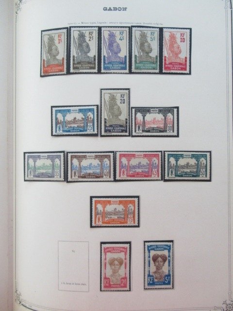 Frankrijk - Collection of stamps, including colonies.