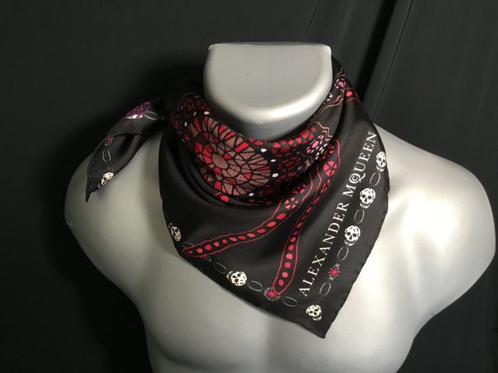 Alexander McQueen - Gavroche /  sans étiquette Silk - Halstørklæde