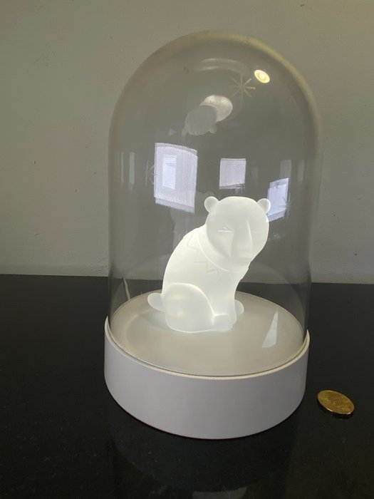 P. Amsell - Ikea - Lampka nocna LED Fairytale Berlin Bear Polar - Plastik