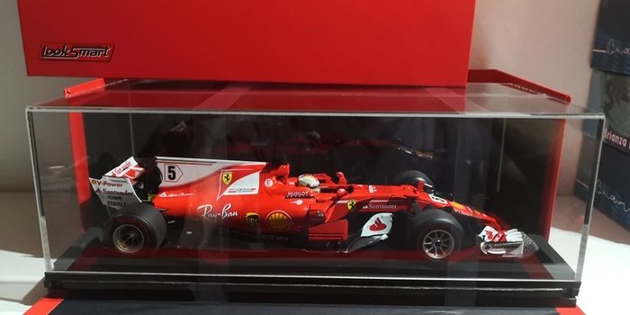 Look Smart - 1:18 - Ferrari SF70-H # 5 Monaco GP 2017 Winner S. Vettel - LS18 F109