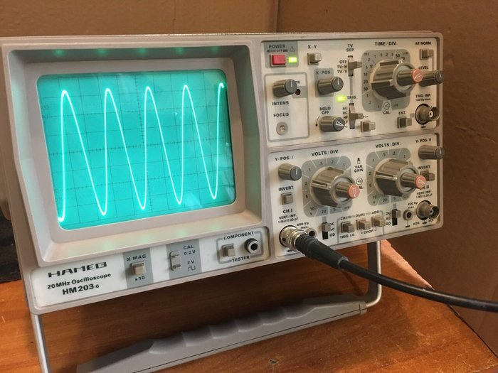 Hameg - Oscilloscope HM-203-6 - Equipamento de teste de áudio