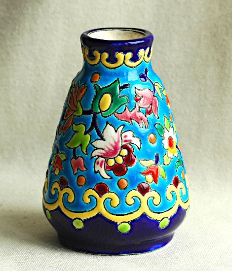 Suzanne Jaspart - Emaux de Longwy - Vase