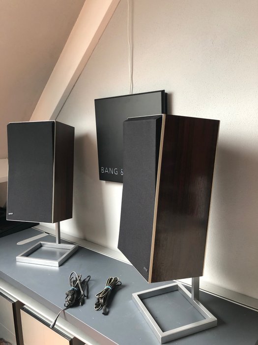 Bang & Olufsen - BeoVox S45-2 - New Fronts material - Stands - Speaker set