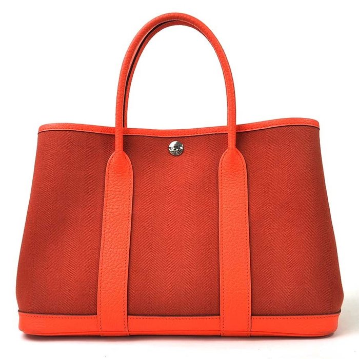 Hermès Toile Garden Party TPM 30 Handbag - Catawiki