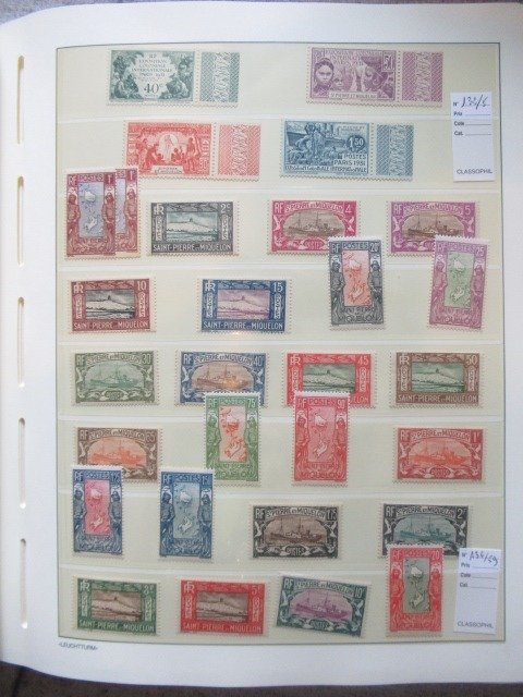 Saint-Pierre et Miquelon 1885/2002 - collection avancée de timbres