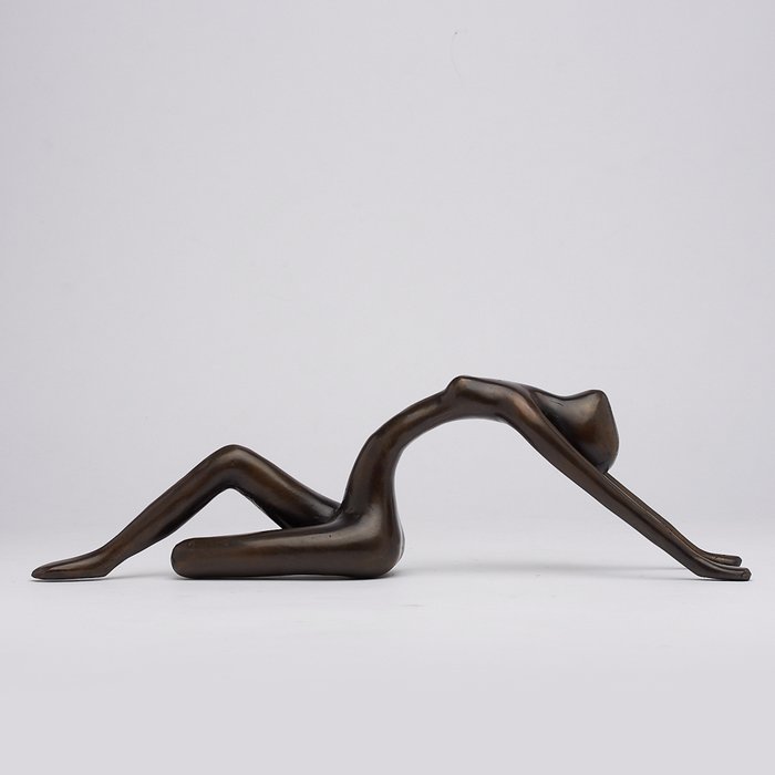 Szobor, Sculpture - Bronze - 12 cm - Bronz