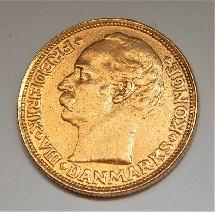 Denmark. 20 Kroner 1912 Frederick VIIII