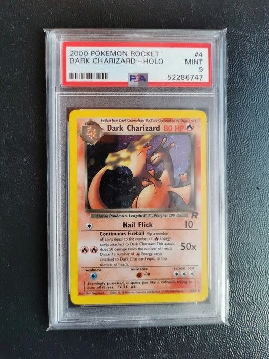The Pokémon Company - Pokémon - Graded Card Dark charizard HOLO Psa 9 Team Rocket