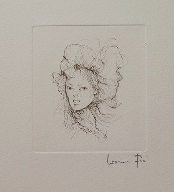 Leonor Fini (1907-1996) - Jeune fille au chapeau