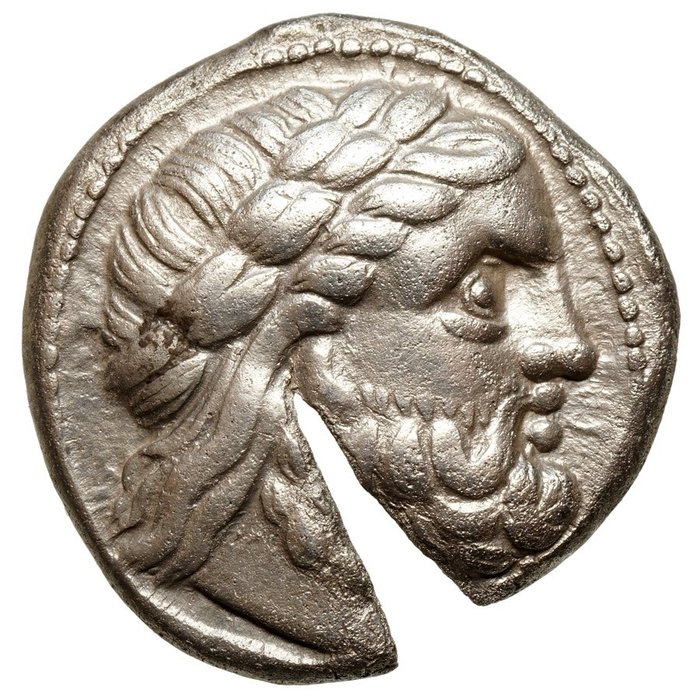 Celtic. AR Tetradrachm,  Ostkelten, Philipp II. Imitation (200-100 BCE) Reiter, Fackel