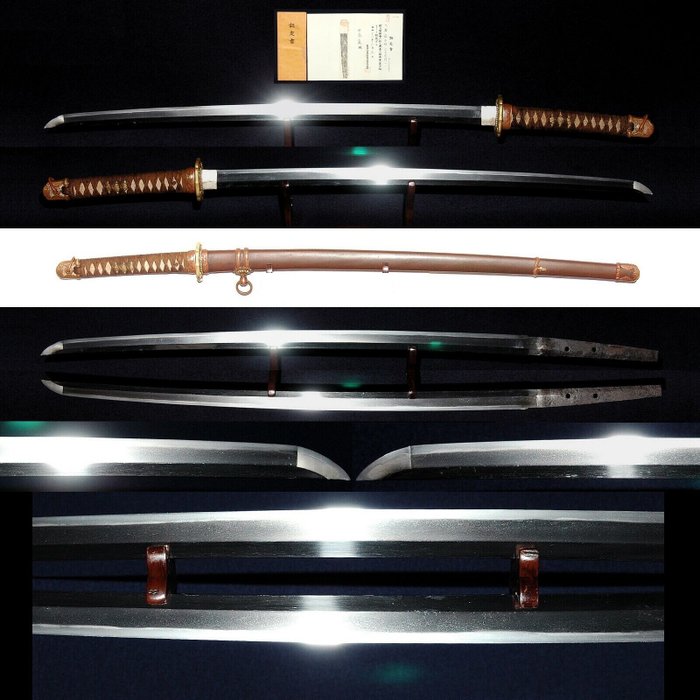 Antique Japanese Long Sword KATANA 71.2cm 忠行 Tadayuki Barnebys