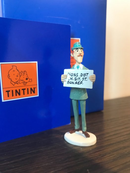 Tintin - Figurine Moulinsart 46521 -  Spalding - Série Carte de Voeux 1972 - (2018)