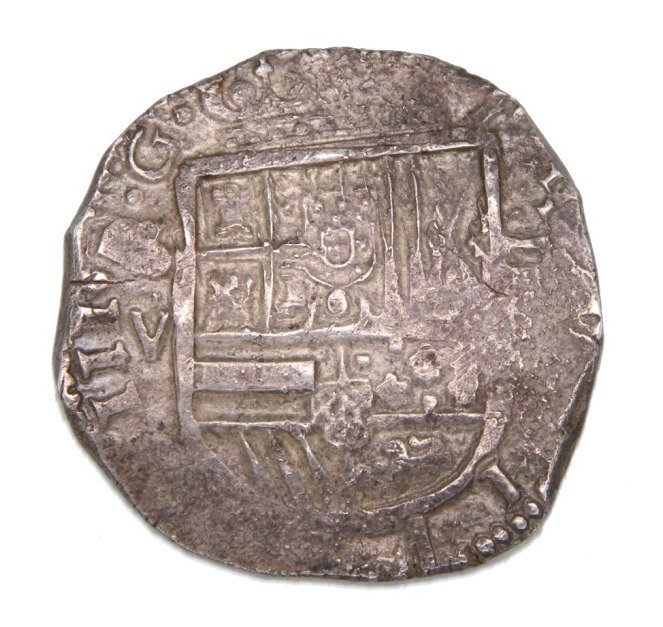 Spanien. Filippo III. di Spagna (1598-1621). 4 Reales 1614 - B V - Tipo 154 - Sevilha - Escassa