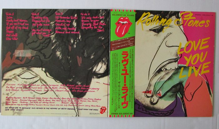 De Rolling Stones - Love Your Live / Winning Ugly / Far Away Eyes / Let's Work - Multiple titles - 2xLP Album (dubbel album), Maxi Single 12" inch, Picture disk - 1977/1977