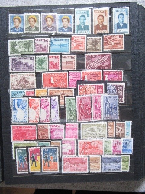 Franse kolonie - A large stock of blocks from Vietnam and Togo, collection