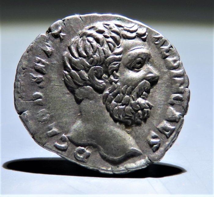 Roman Empire. Clodius Albinus, as Caesar. AR Denarius,  Rome, AD 193 - Collection Dr. W. Paege (1895-1972)