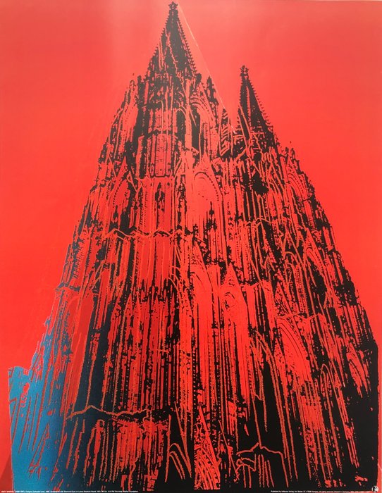 Andy Warhol (after) - Cologne Cathedral (red) - Te Neues licensed offset print