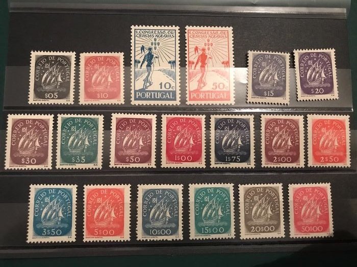 Portugal 1943 - Complete year with the Caravale series - Mundifil 617/633