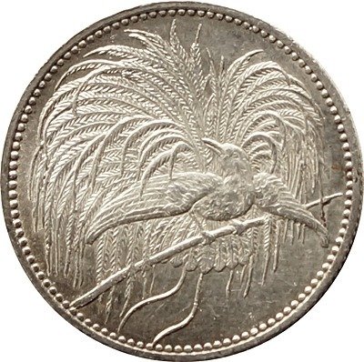 German New Guinea. 1/2 Neu-Guinea-Mark 1894 - Paradiesvogel