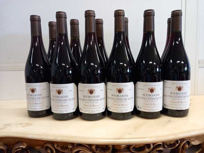 2018 Bourgogne Hautes Cotes de Nuits, Henri de Bareuil - 奥特雷 - 12 Bottles (0.75L)