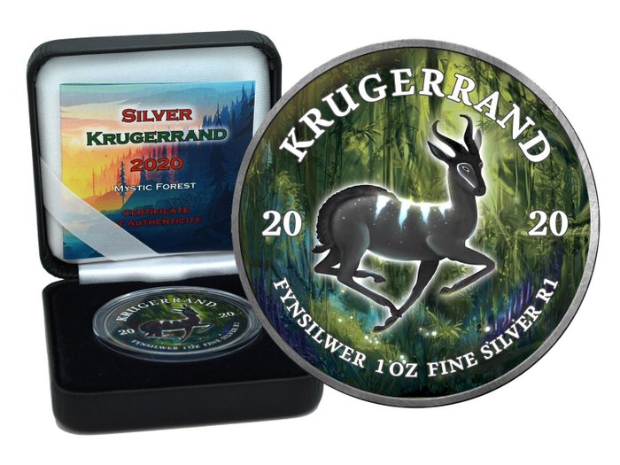 South Africa. 1 Rand 2020 Krugerrand - Mystic Forest Edition in Box - 1 OZ