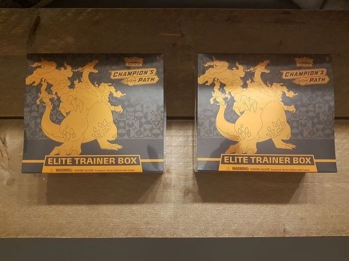 The Pokémon Company - Champions Path - 2x ETB - NEUF - SCELLÉ - RARE - CHARIZARD Twee volledig nieuwe Elite Trainer Boxes