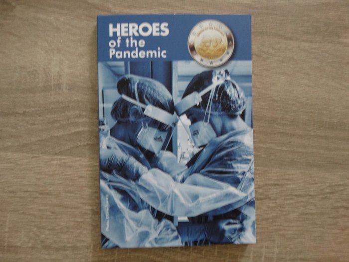 Malta. 2 Euro 2021 BU "Heroes of the Pandemic" in Coincard