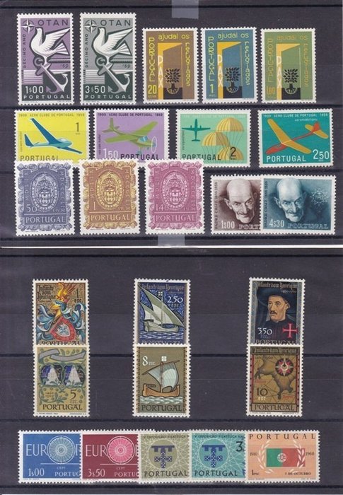 Portugal 1960/1970 - Years collection - Mundifil 849/1090