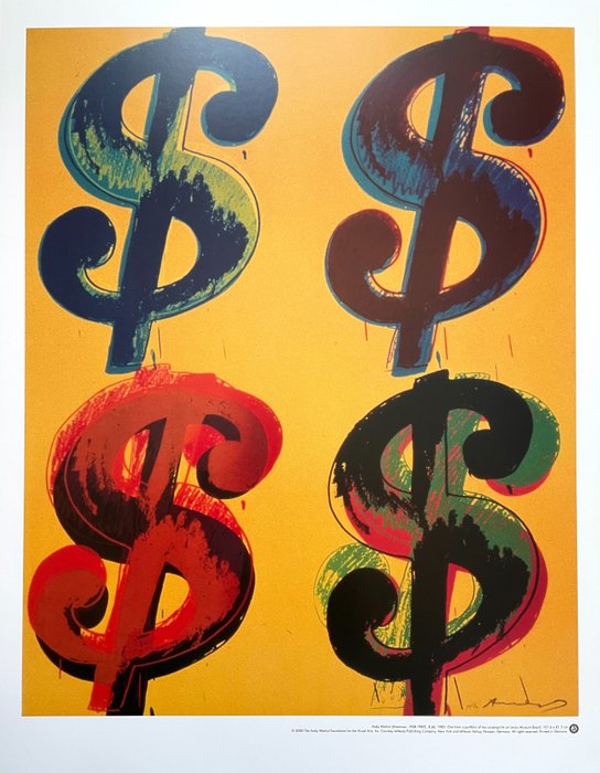Andy Warhol (after) - 4$  - Te Neues licensed offset print