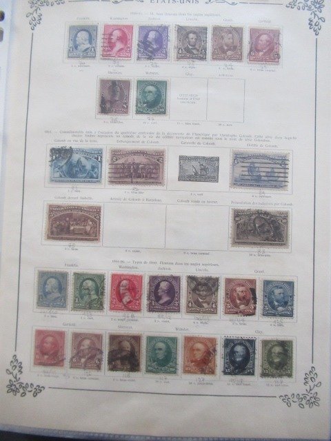Amerika - Collection of stamps, including French and English colonies