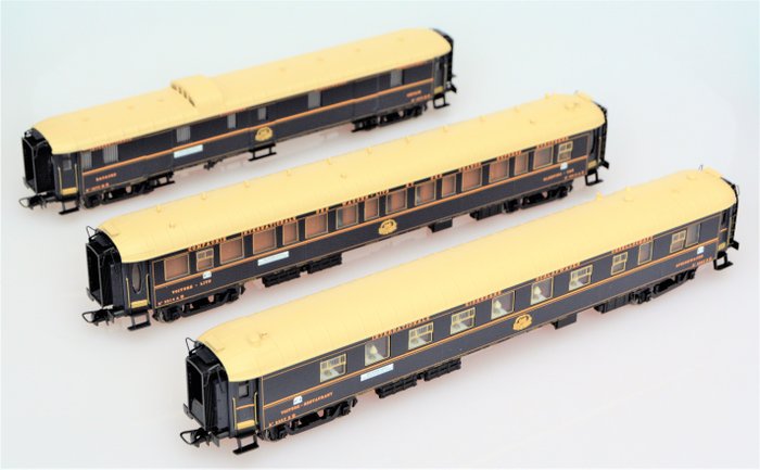 Rivarossi H0 - HR4020 - Passenger carriage set - 3 parts "Simplon Orient Express" - C.I.W.L.