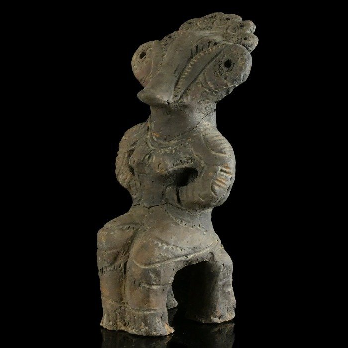 Replica van een Neolithicum Aardewerk Vinca Culture Idol – 23×9 cm