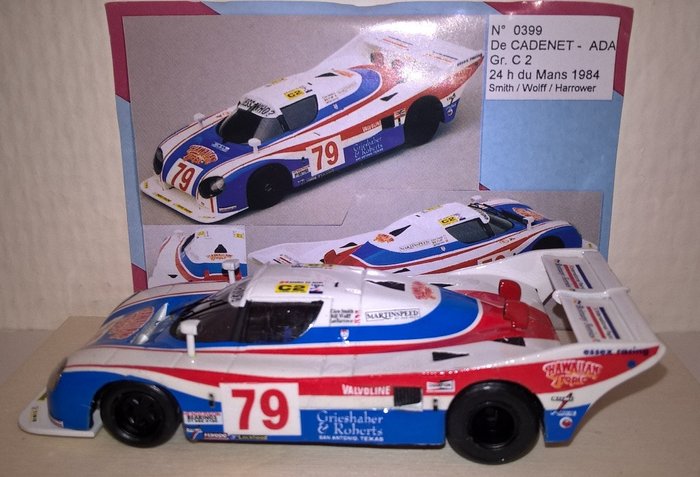 Mini Racing - 1:43 - ADA-De Cadenet Le Mans 1984 #79 - MRA399