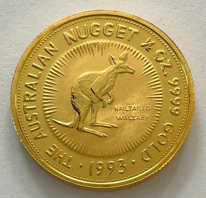 Australia. 50 Dollars 1993 - The Australian Nugget - Nailtailed Wallaby