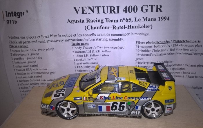 Renaissance - 1:43 - Venturi-Renault 400 GTR/3.0T Le Mans '94 #65 - RENInt011B