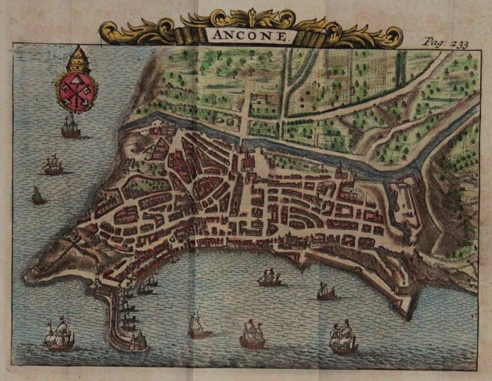 義大利, Marche, Ancona; Rogissart - Ancone - 1706