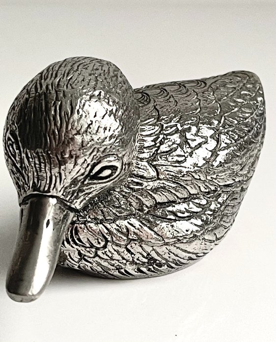 Curious Art Deco Christofle Duck Paperweight/bottle opener - Catawiki