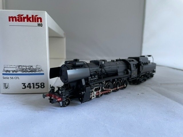 Märklin H0 - 34158 - Steam locomotive with tender - Series 56 - (7067) - CFL