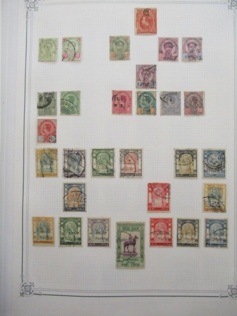 Wereld - including Thailand, collection of stamps
