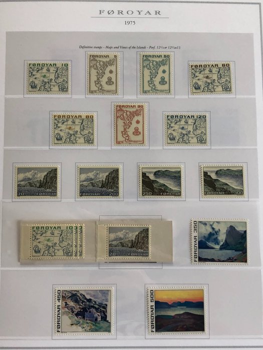 Faroe Islands 1975/2015 - Collection of stamps