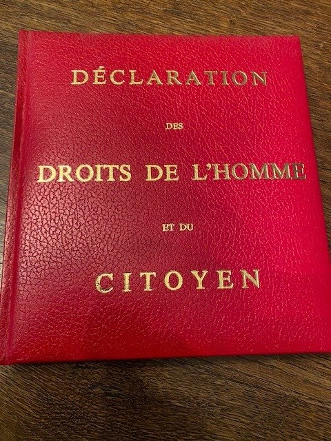 J Willequet-M Deschampheleire - Declaration des droits de l'homme et du citoyen - 1980