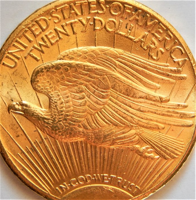 Verenigde Staten. 20 Dollars 1927 Saint-Gaudens Gold Double Eagle