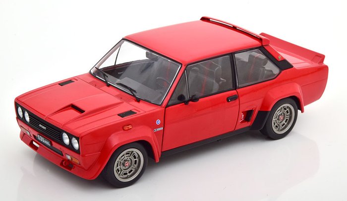 Solido - 1:18 - Fiat 131 Abarth Construction year 1980 - rood