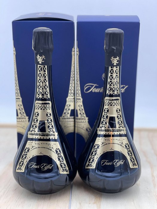 De Venoge, "Princes" limited edition Tour Eiffel - Champagne Brut - 2 Flaskor (0,75L)