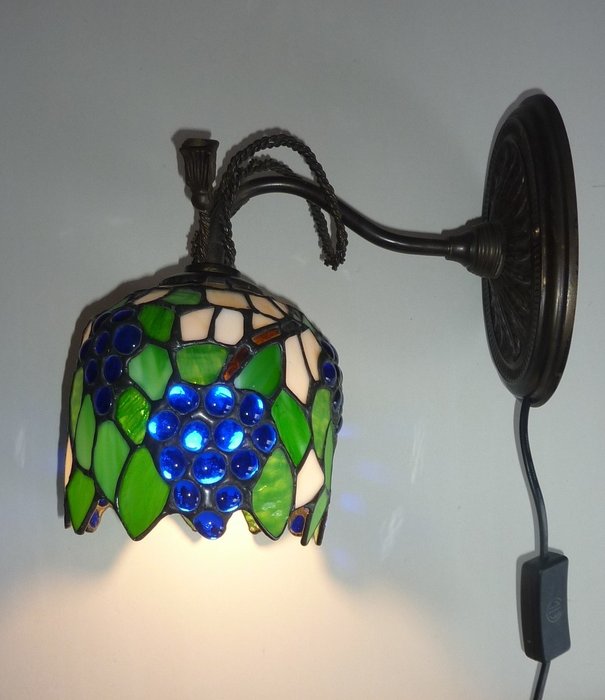 Wandlamp - Glas (glas-in-lood)