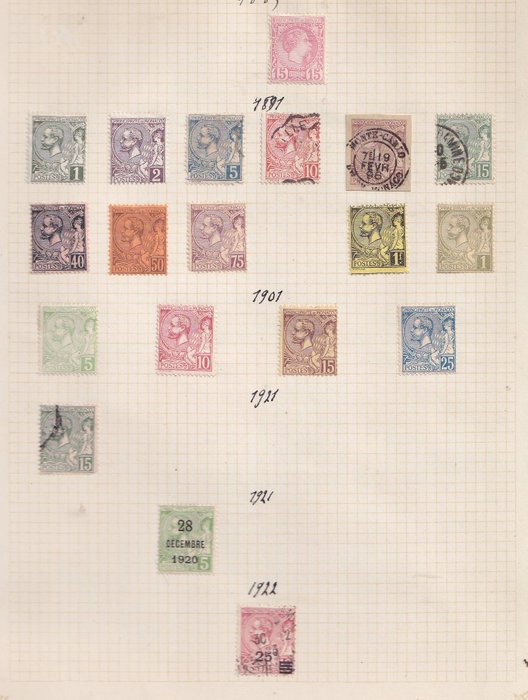 Monde 1875/1945 - Various countries collections on 70 homemade pages