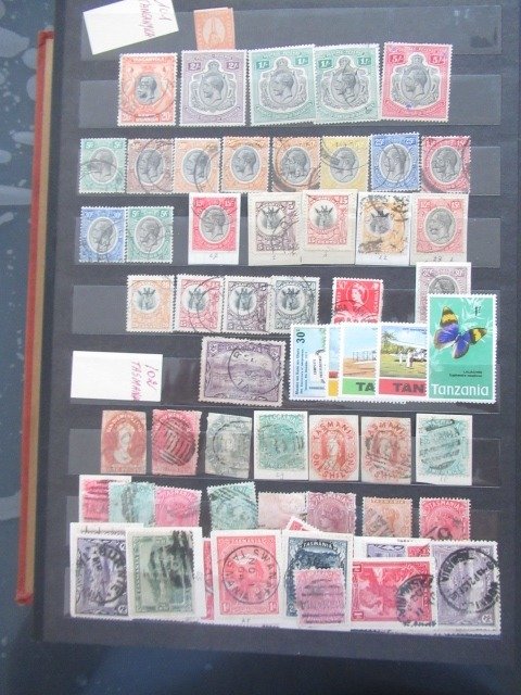 Britse Gemenebest - An advanced collection of stamps