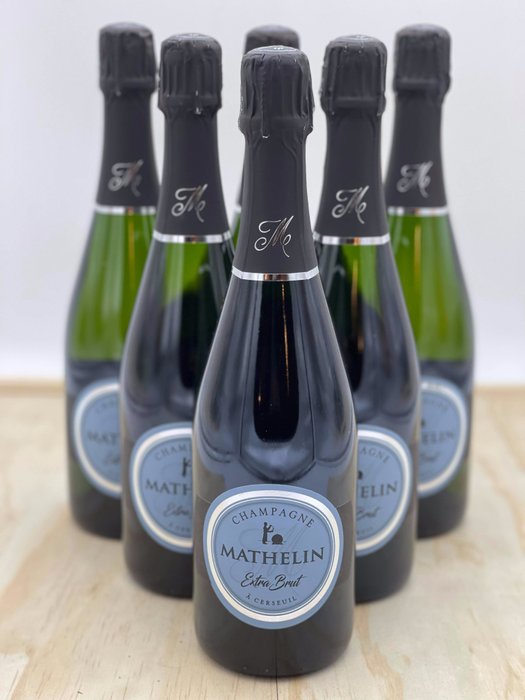 Mathelin - Champagne Extra Brut - 6 Flaskor (0,75L)