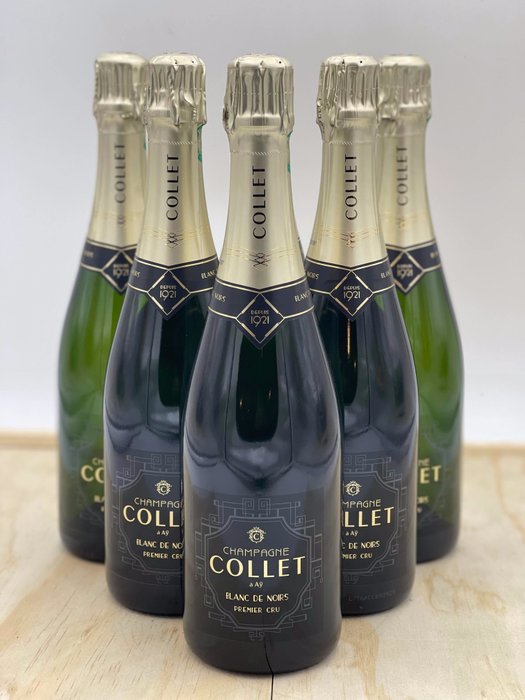Collet, Brut Blanc de Noirs - Champagne Premier Cru - 6 Bouteilles (0,75 L)