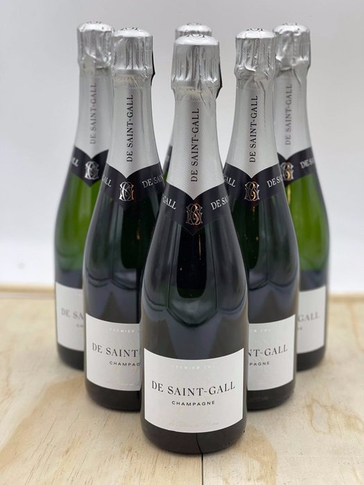 De Saint-Gall, Le Blanc de Blancs - Champagne 1er Cru - 6 Flaschen (0,75 l)